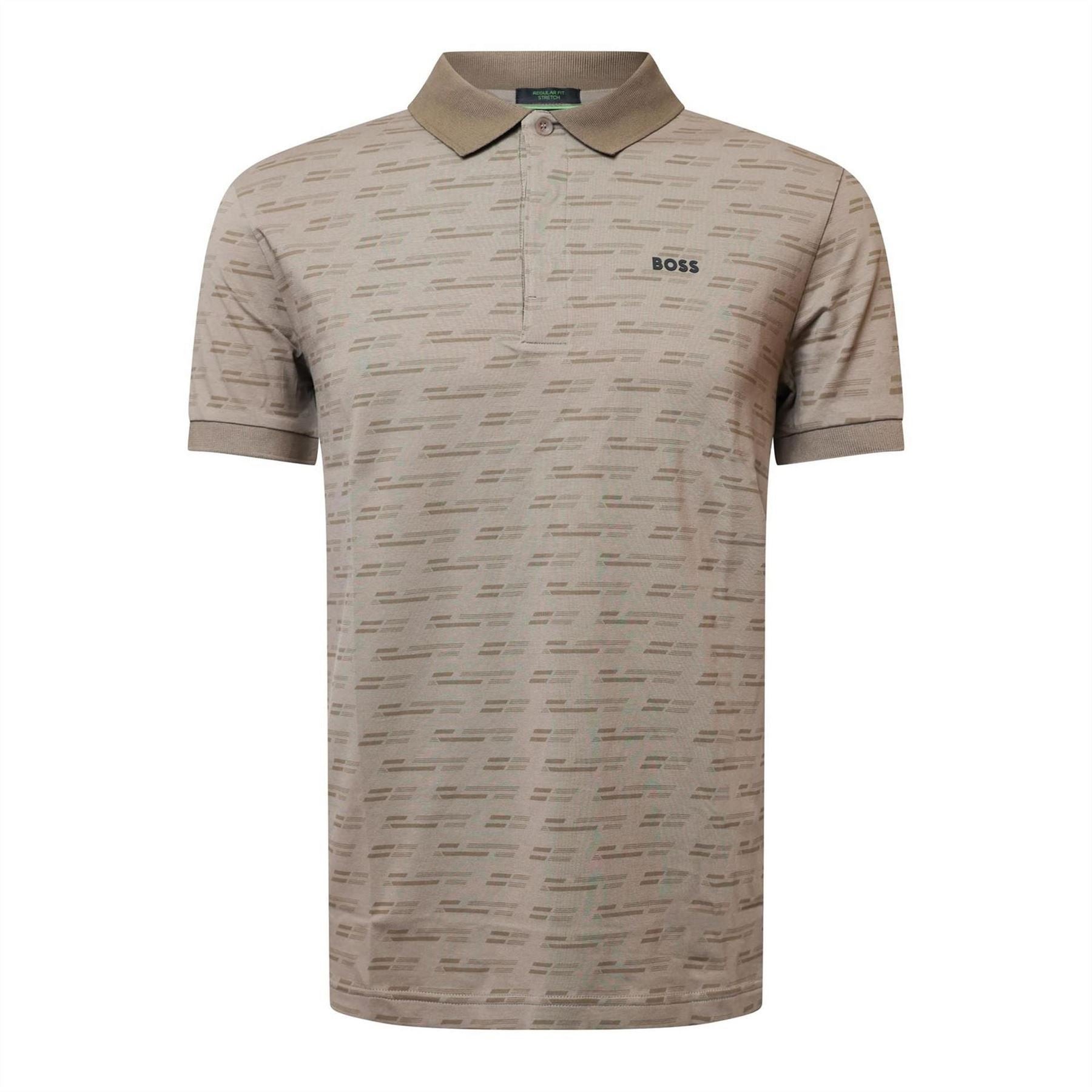Boss Tape All Over Print Polo Shirt