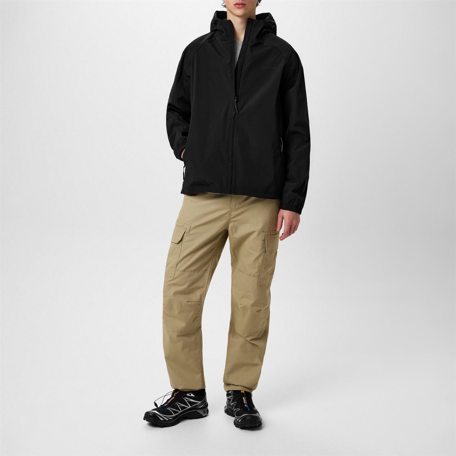 Dickies Ronan Water Resistant Hooded Long Sleeve Rain Anorak