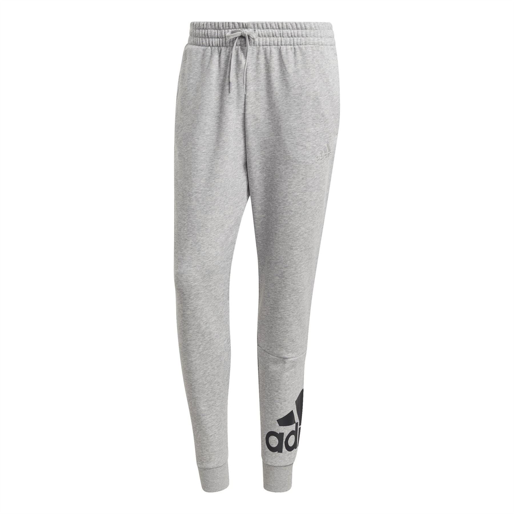adidas Solid Patterned Slim Joggers