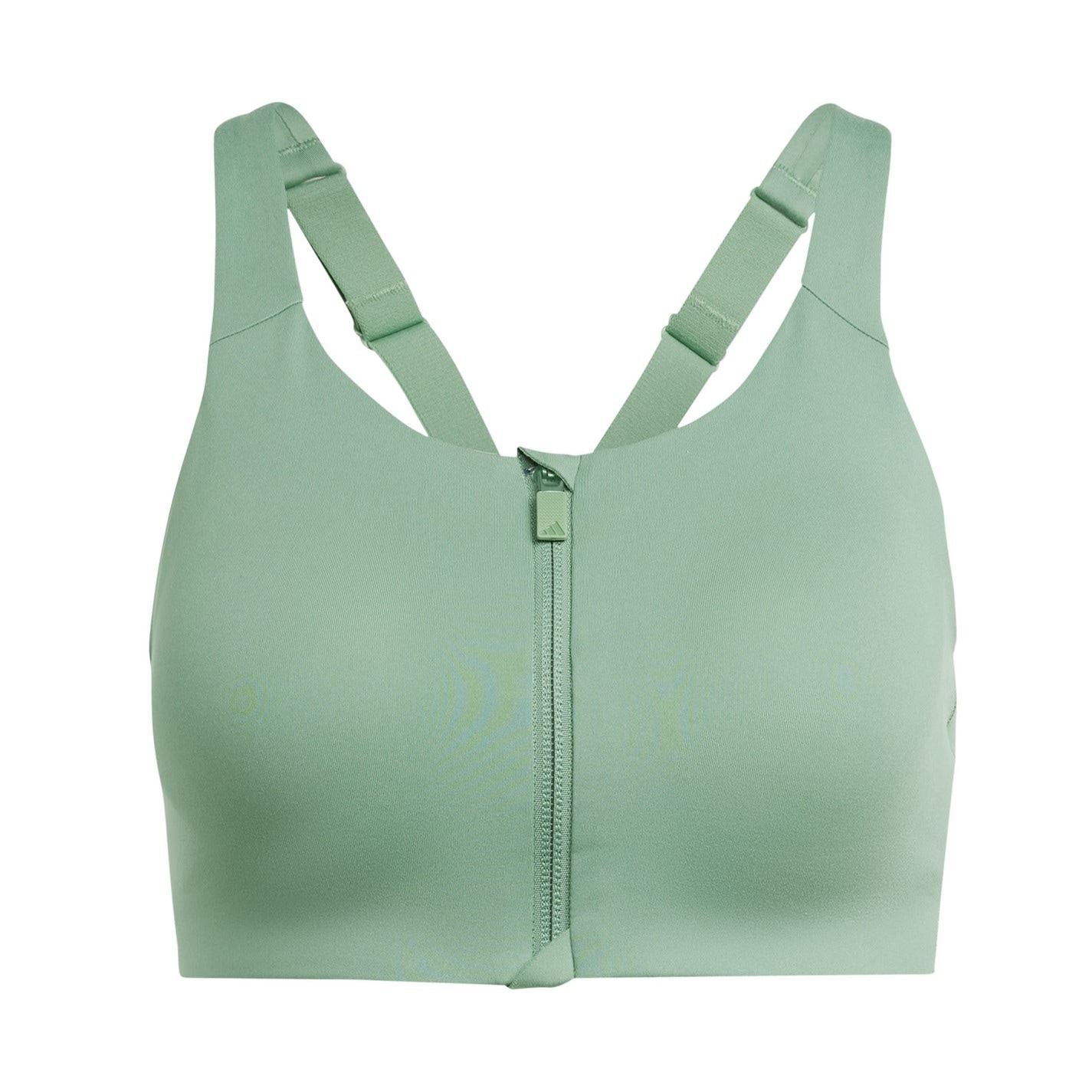 adidas Womens Tlrdim Lux Zip High Impact Sports Bra
