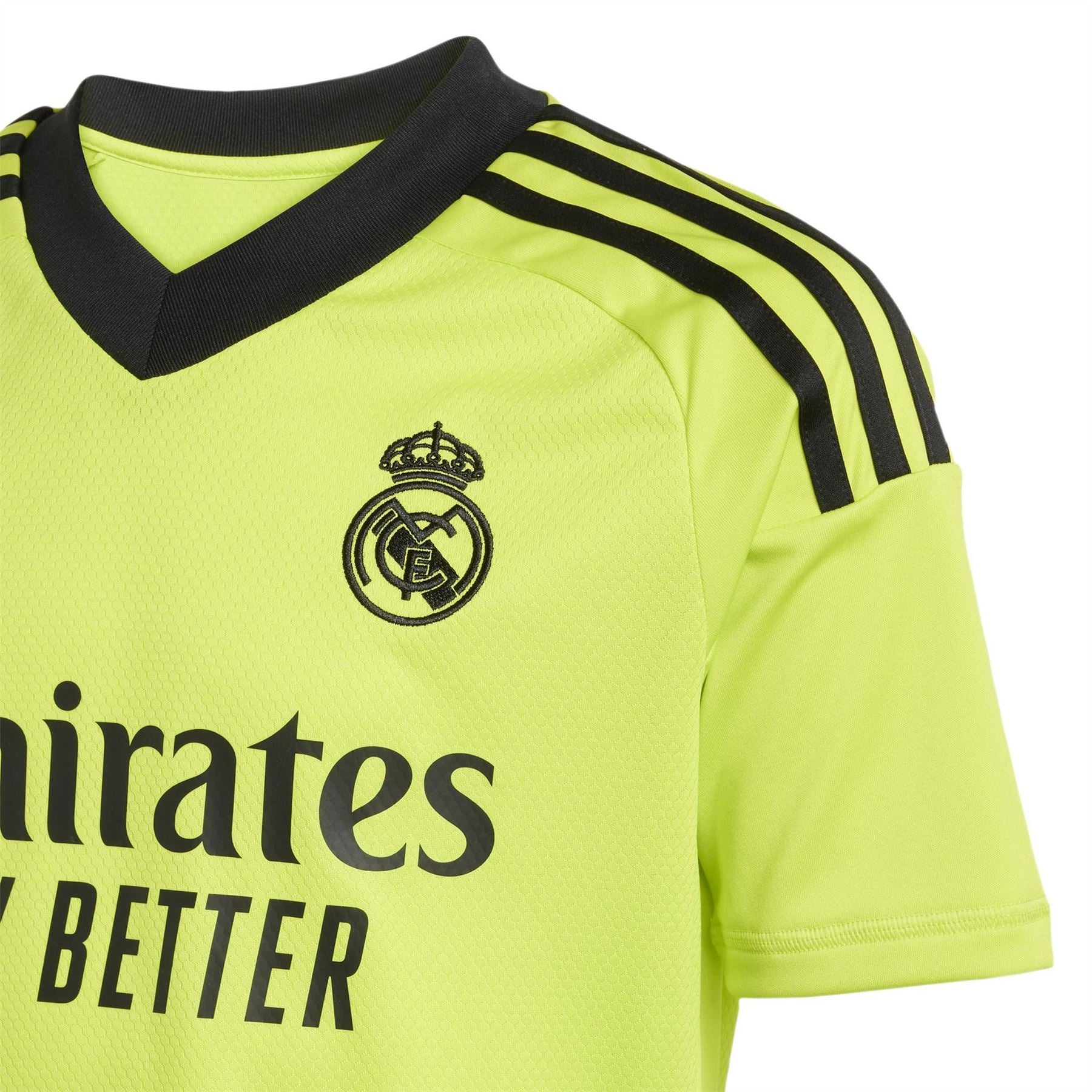 adidas Real Madrid Kids V-Neck Short Sleeve Jersey T-Shirt