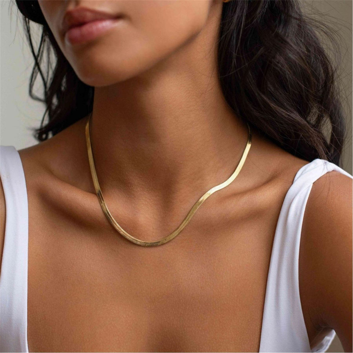 D.Louise Snake Chain Necklace
