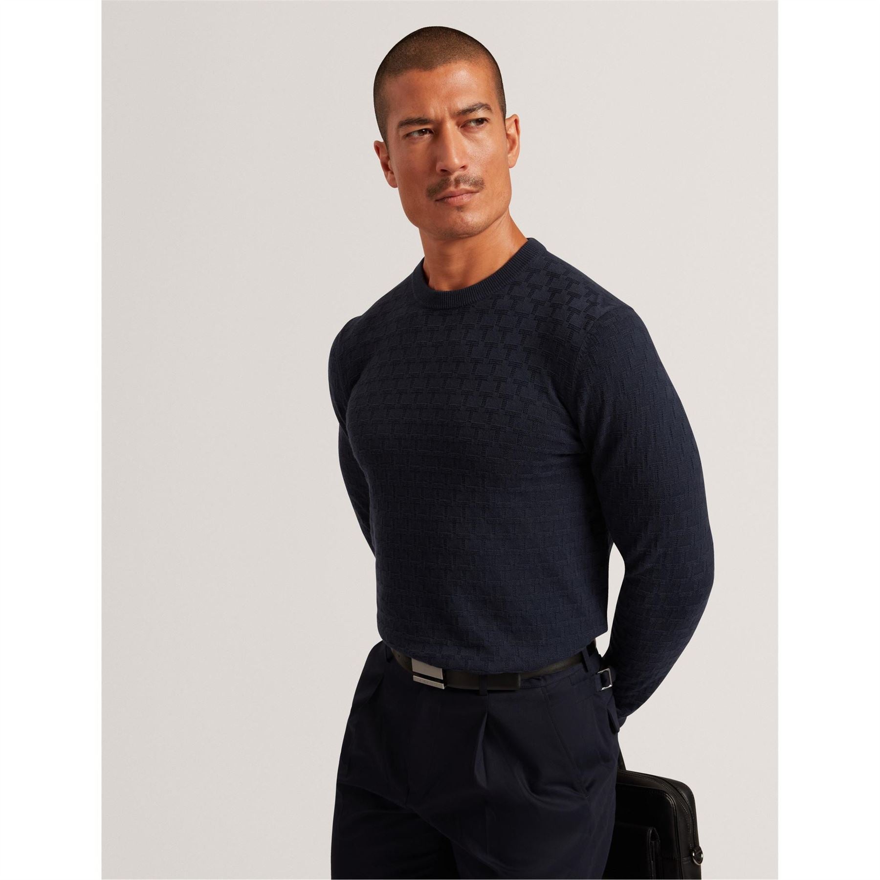 Ted Baker Stitch Crew Neck Knitted Top