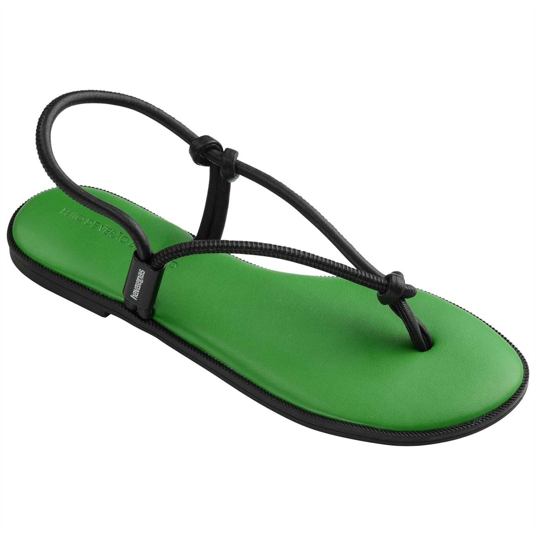 Havaianas Una Solid Patterned Toe Post Flat Sandals
