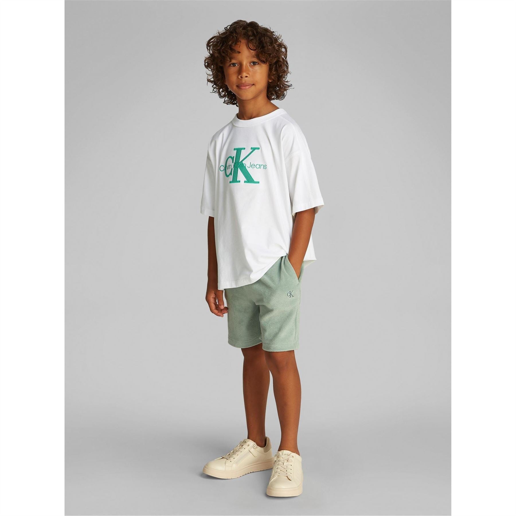 Calvin Klein Jeans Ottoman Applique Regular Fit T-Shirt