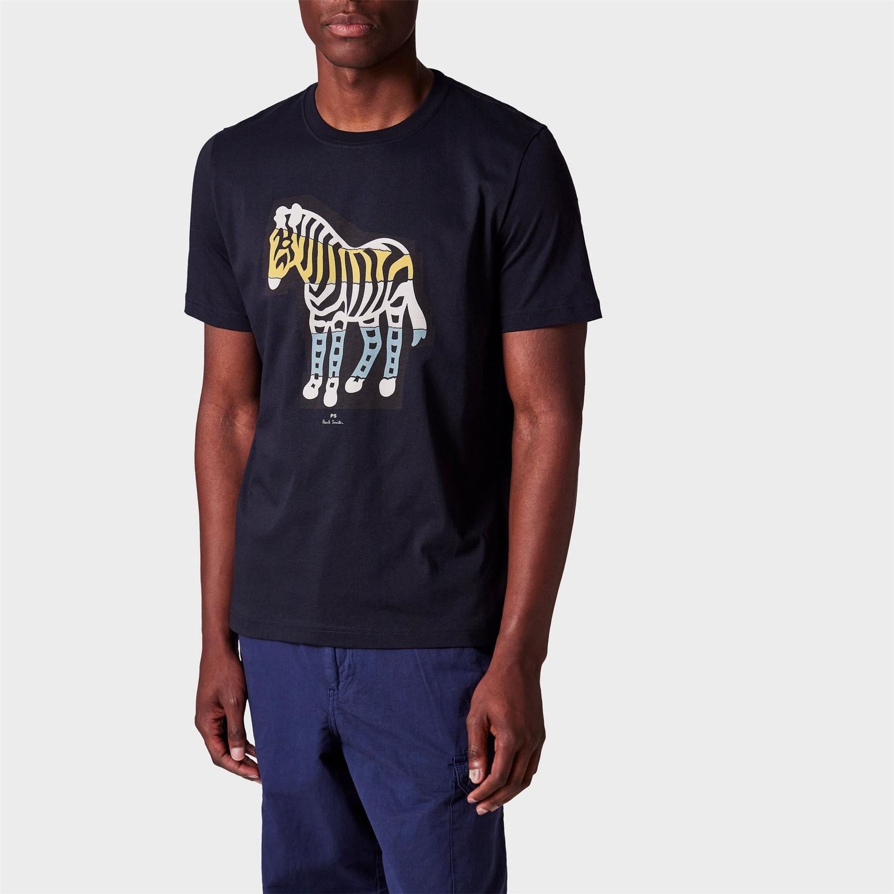 PS Paul Smith Zeb Cutout Regular Fit Crew Neck T-Shirt