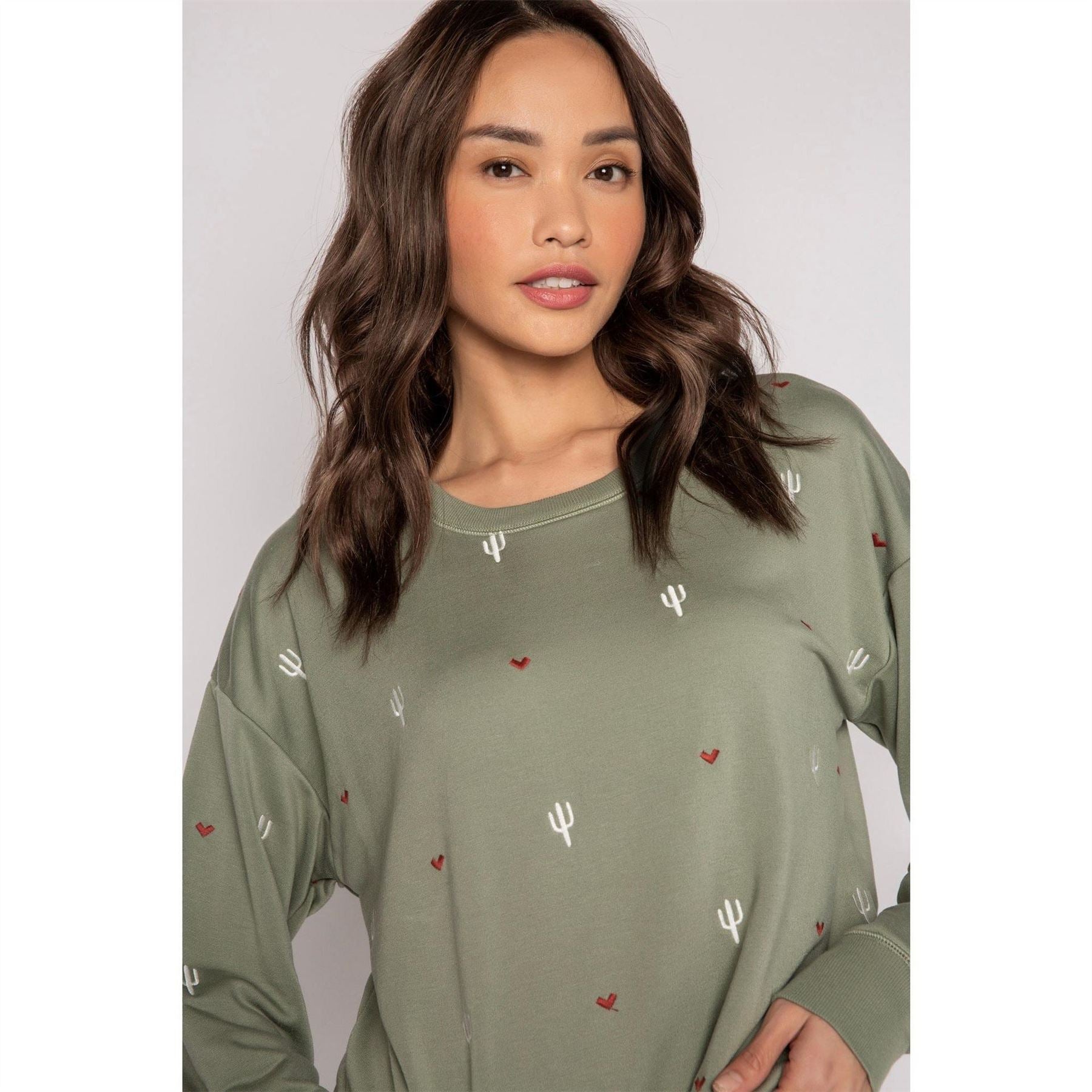PJ Salvage Salvage Olive Shirt