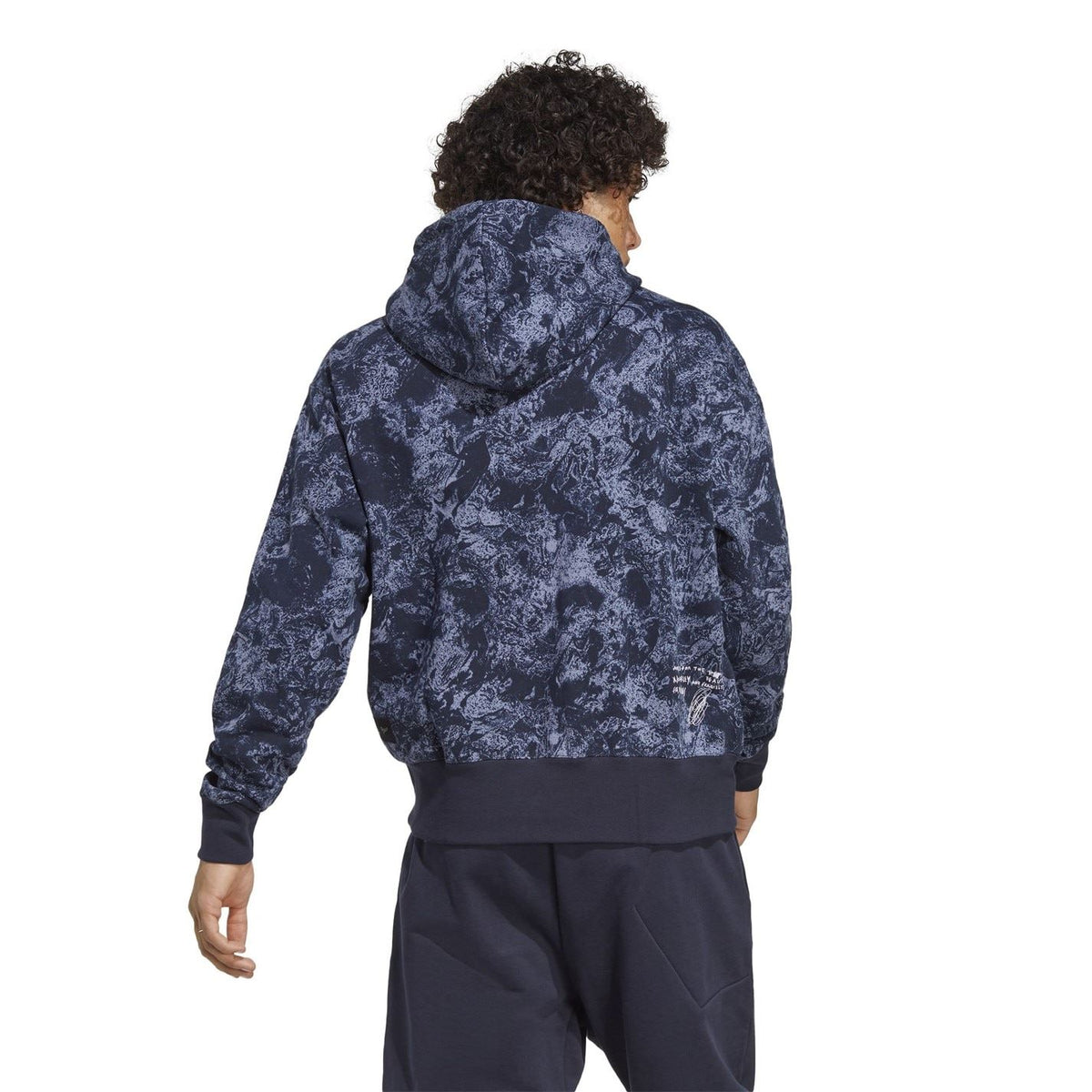 adidas Hooded Relaxed Fit Long Sleeve Sweatshirt