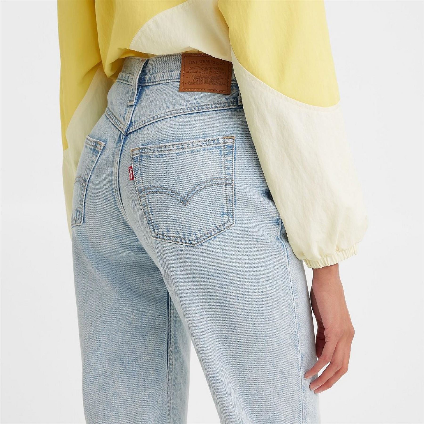 Levis Mom Jean Dont Be Frayed Straight Leg Jeans