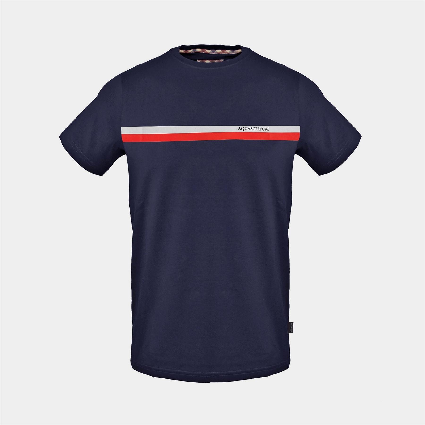 Aquascutum Printed Logo Crew Neck Short Sleeve T-Shirt