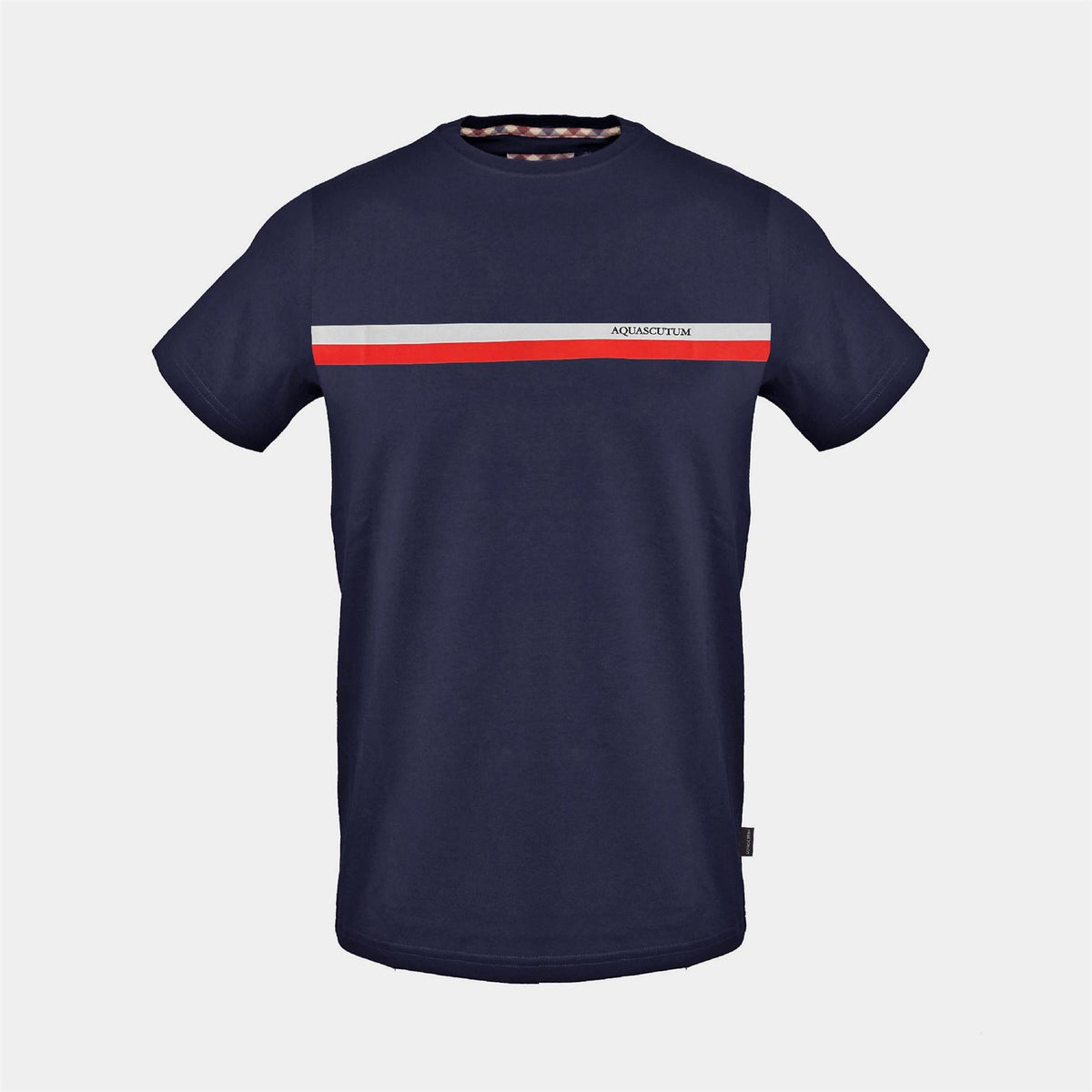 Aquascutum Printed Logo Crew Neck Short Sleeve T-Shirt