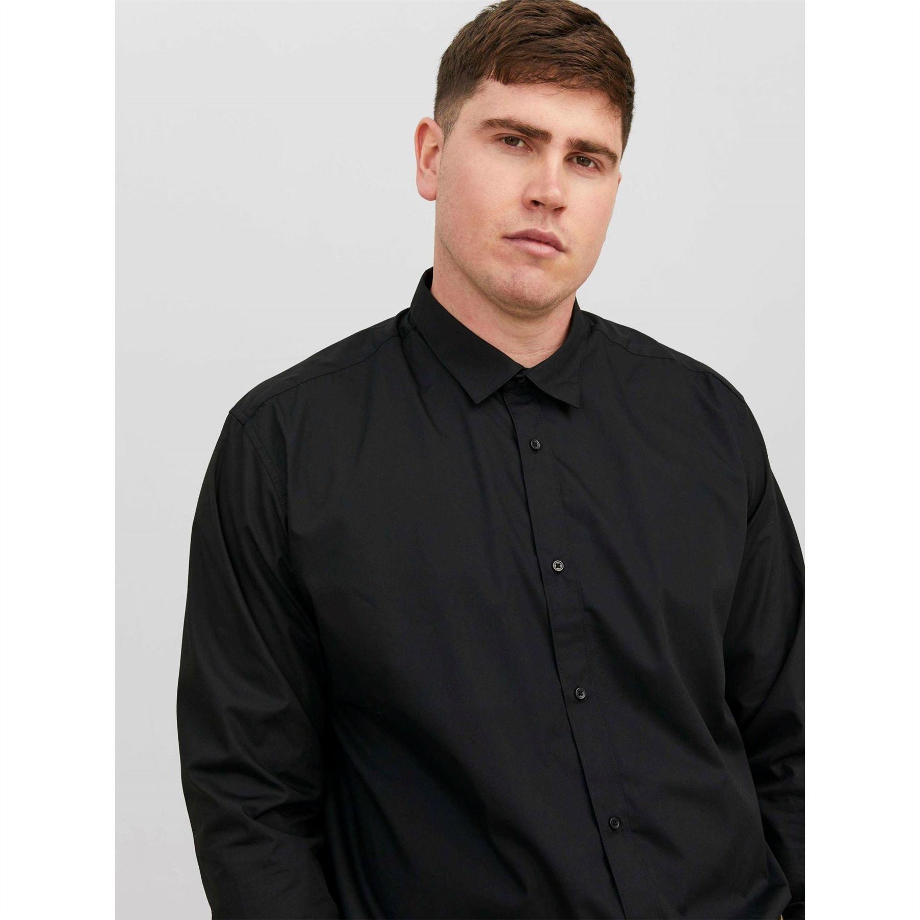 Jack and Jones Joe Plain Short Sleeve Dress Shirt
