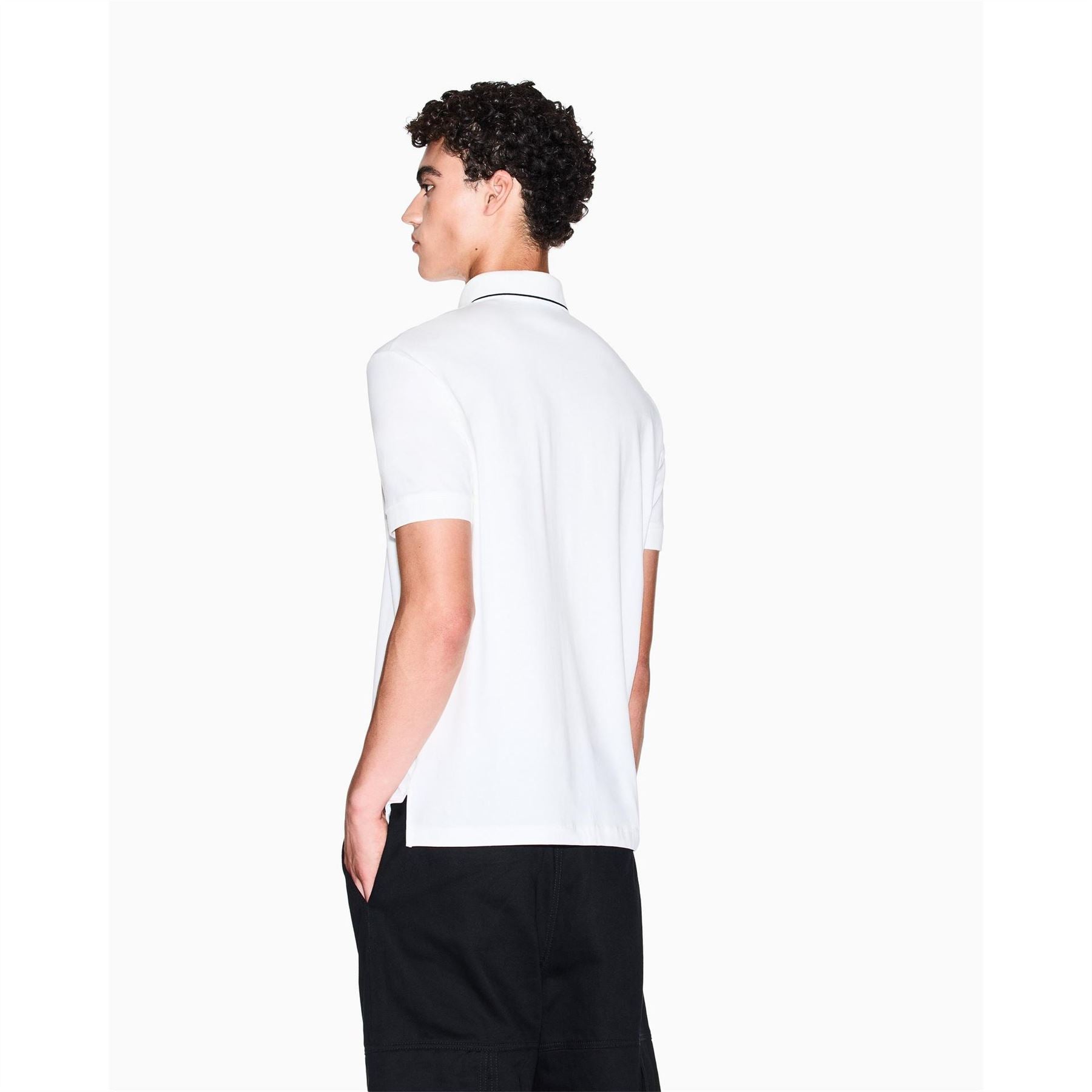 Armani Exchange Short Sleeve Polo Shirts