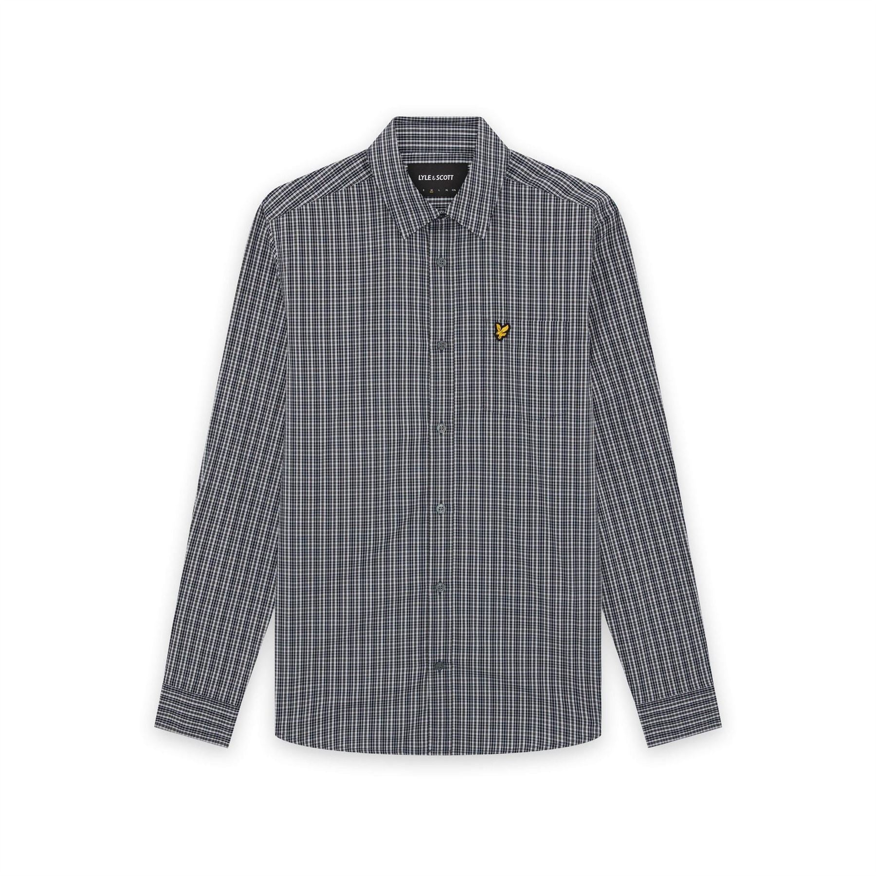 Lyle and Scott Long Sleeve Patterned Shirt