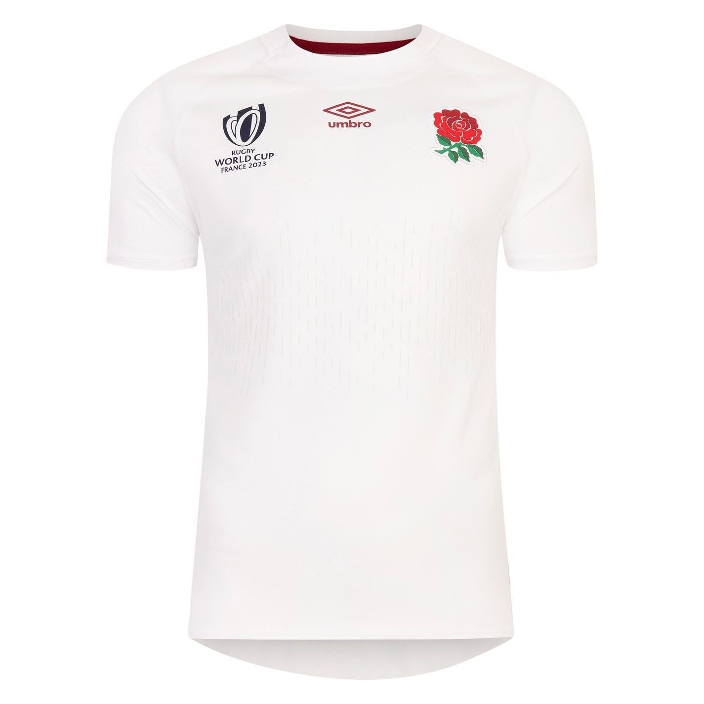 Umbro England Rugby Home Shirt Rwc2023 Juniors