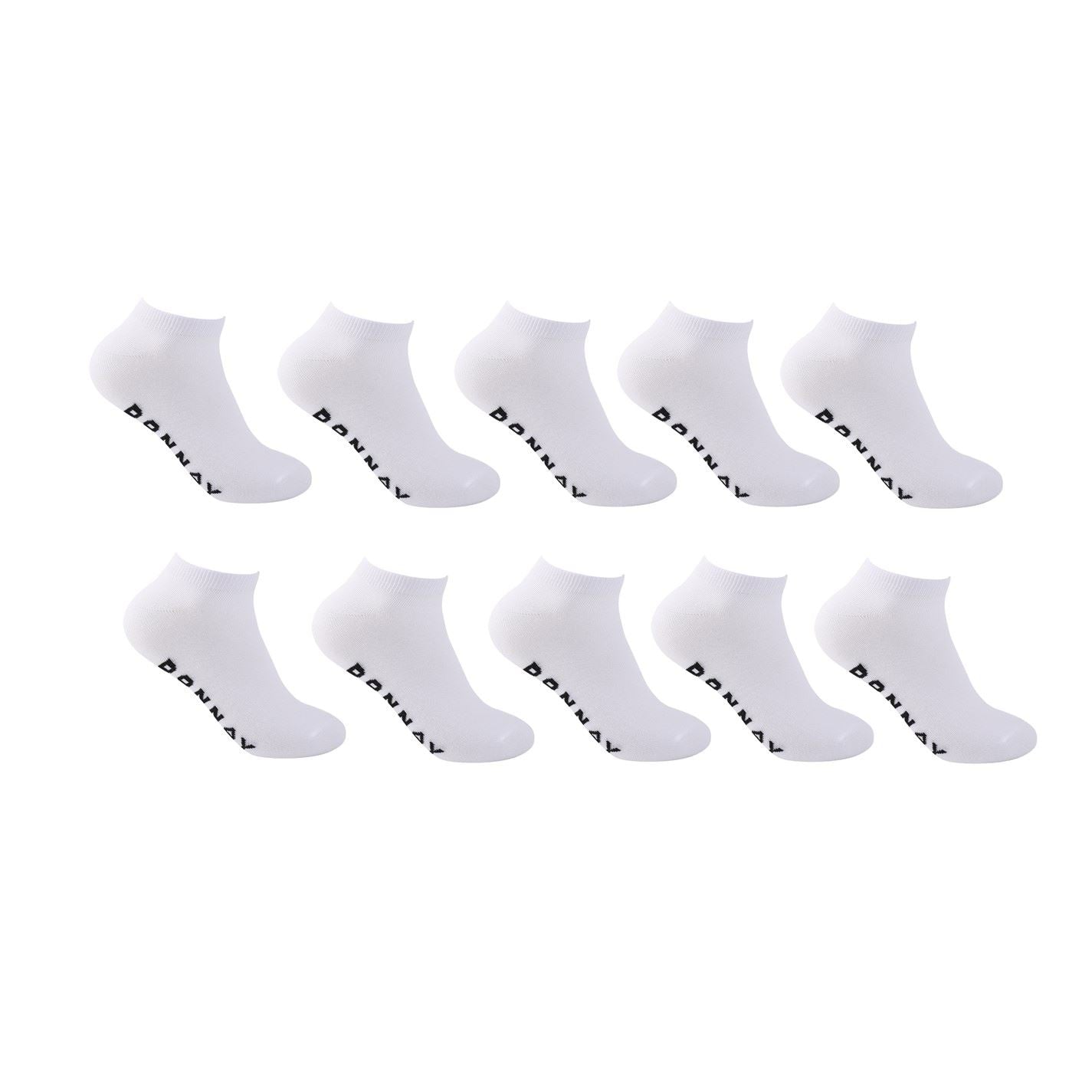 Donnay Mens 10 Pack Trainer Socks Plus Size