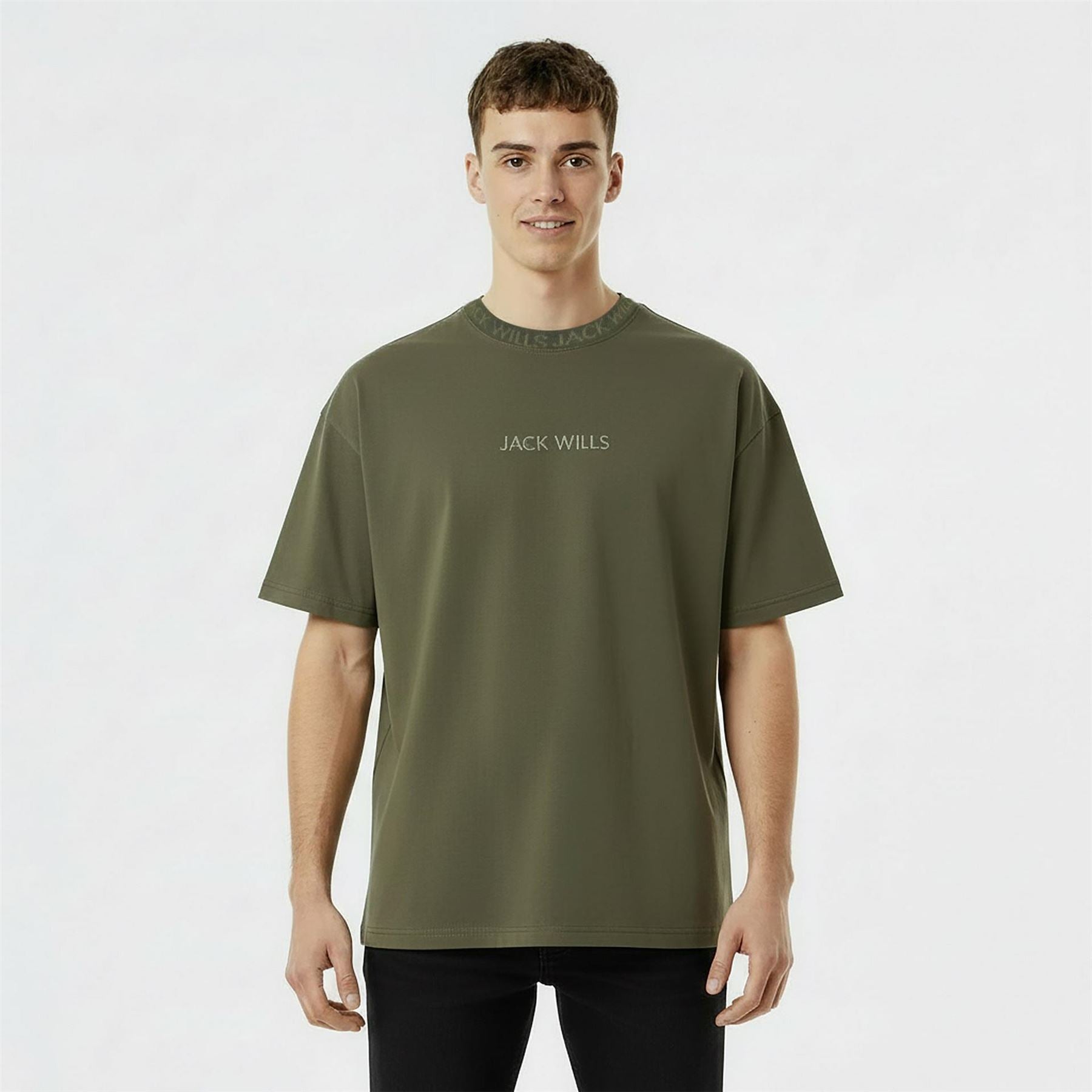 Jack Wills Mens Jacquard T-Shirt