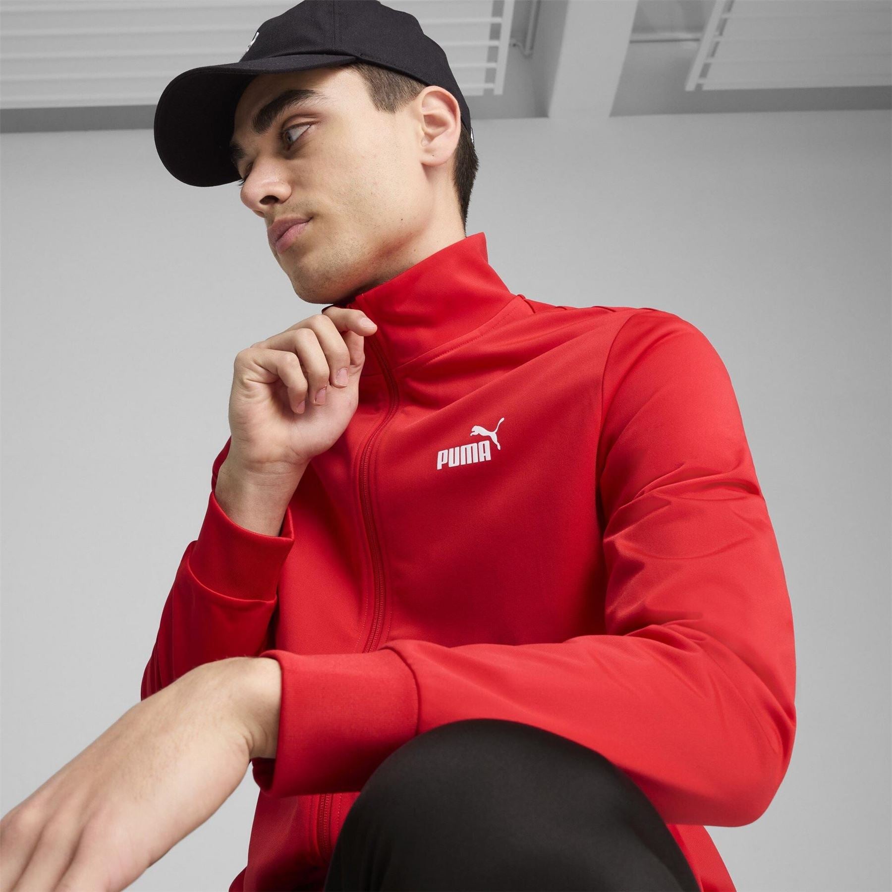 Puma Mens Ess Poly Suit Cl Tracksuit