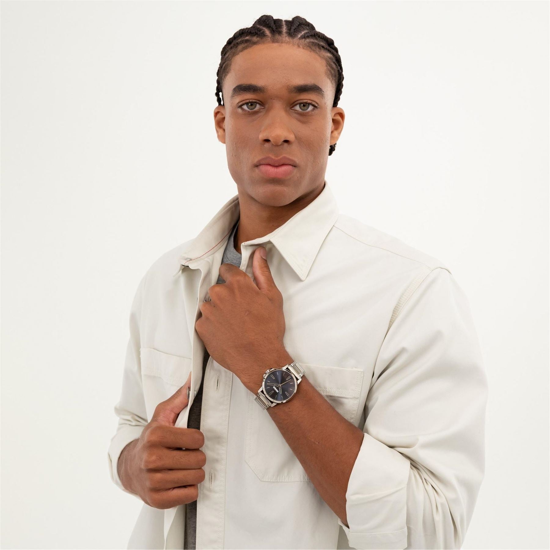Hugo HUGO #SMOOTH Stainless Steel Bracelet Watch