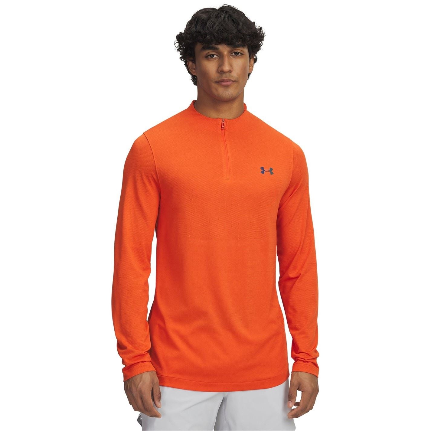 Under Armour Zip Neck Long Sleeve Regular Fit T-Shirt