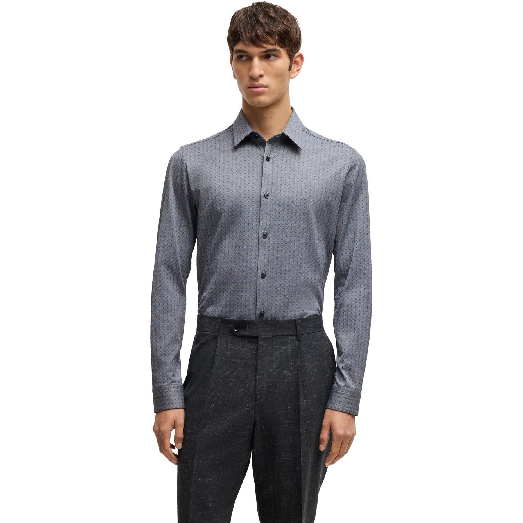 Boss C Roan Kent C1 243 Plain Long Sleeve Shirt
