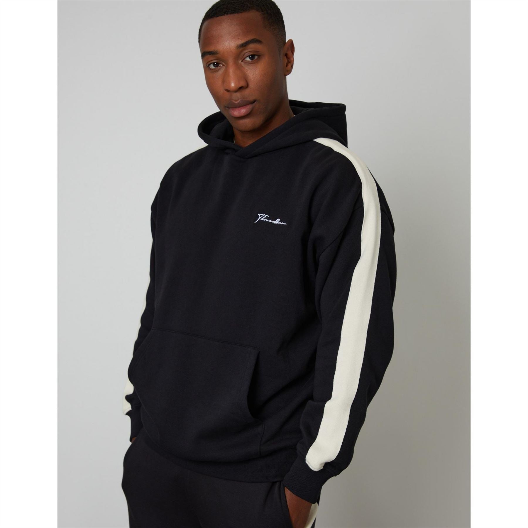 Threadbare Relaxed Fit Knitted Hoodie