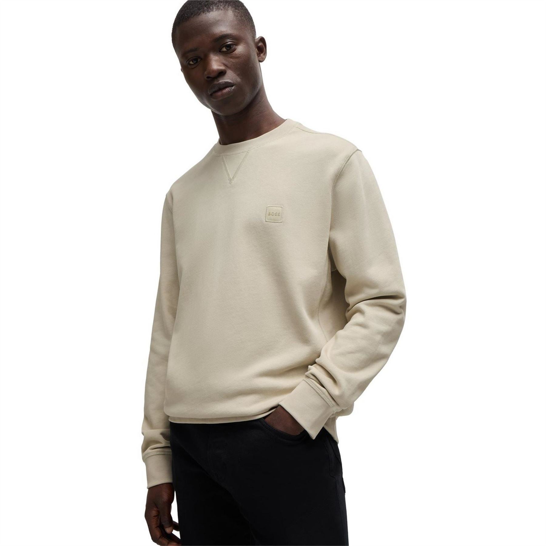 Boss Orange Long Sleeve Premium Cotton Sweatshirt (westart Crew Neck)