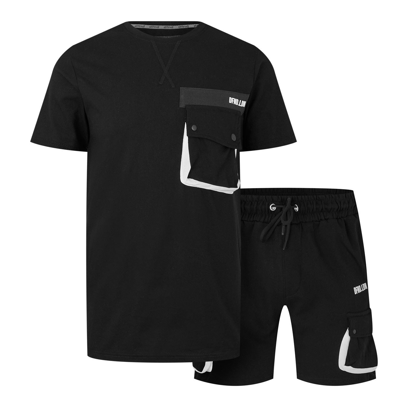 DFND London Dfndl Crater Top And Shorts Set