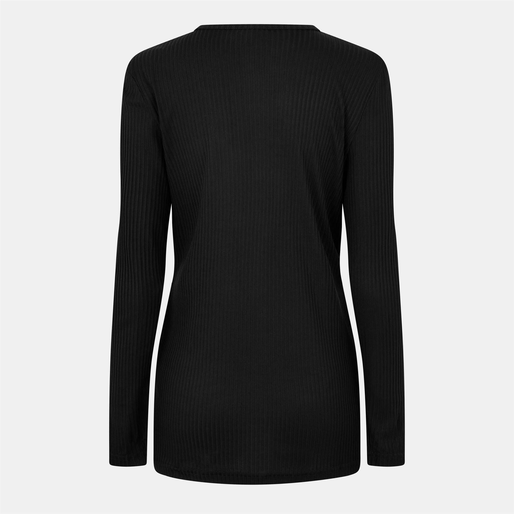 Mamalicious Slim Fit Long Sleeve Crew Neck Blouse