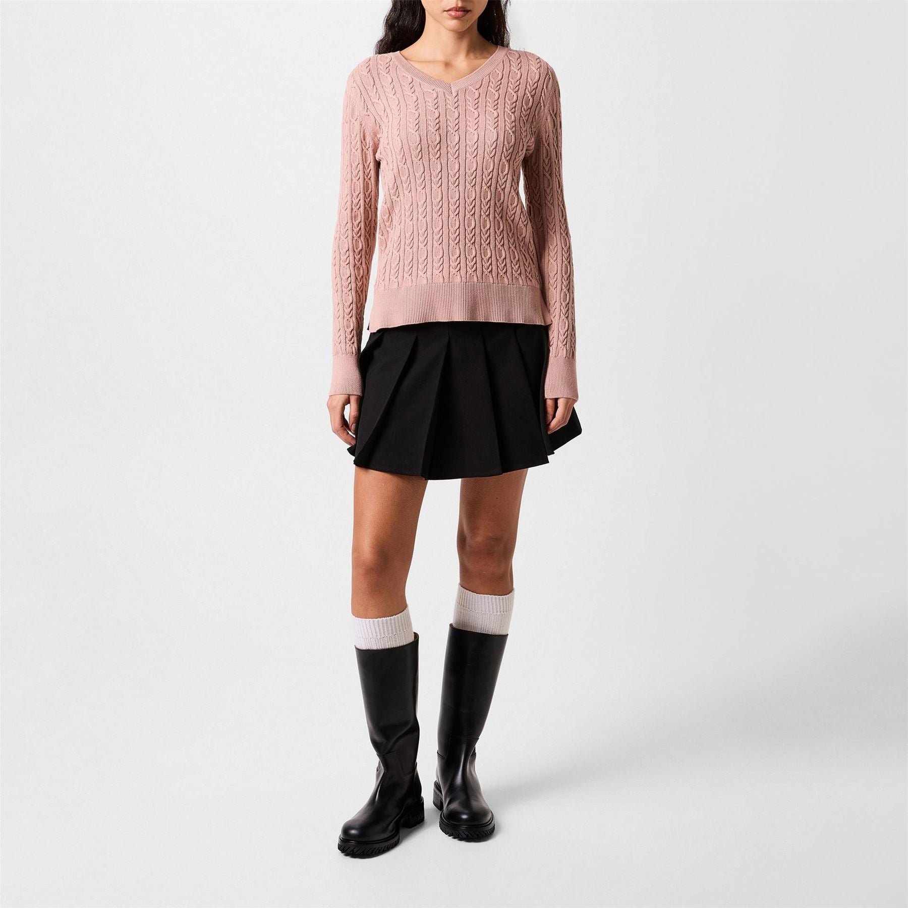 Barbour V Neck Knit