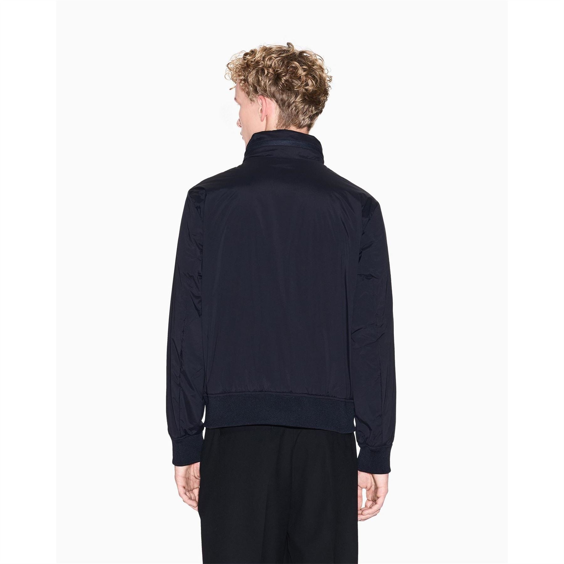 Armani Exchange Duck Down Full Zip Hidden Hood Softshell Jacket