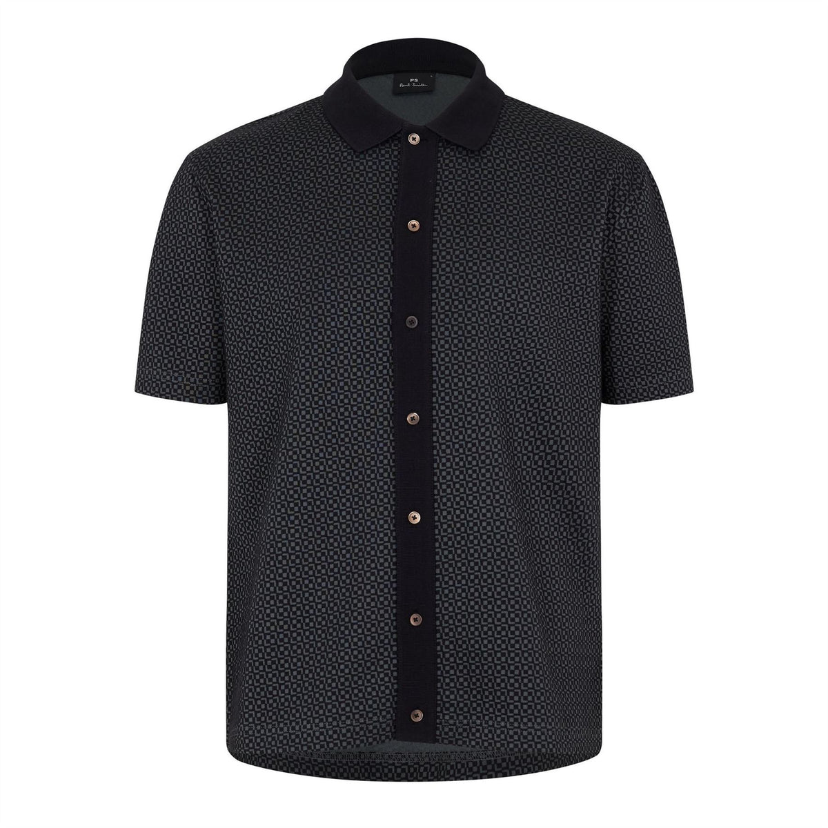 PS Paul Smith Regular Fit Point Collar Short Sleeve Shirt