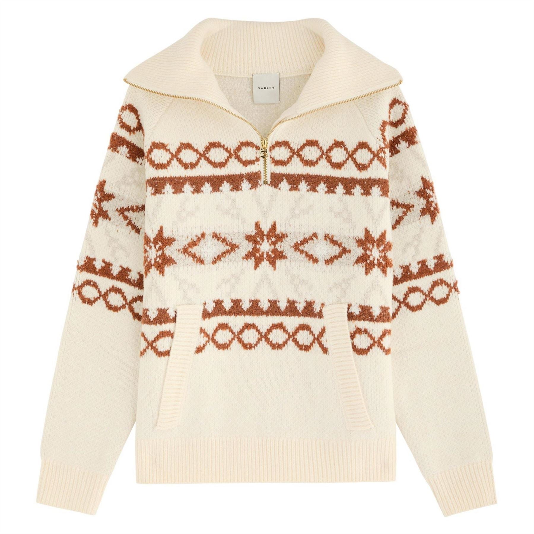 Varley Cai Fairisle Half Zip