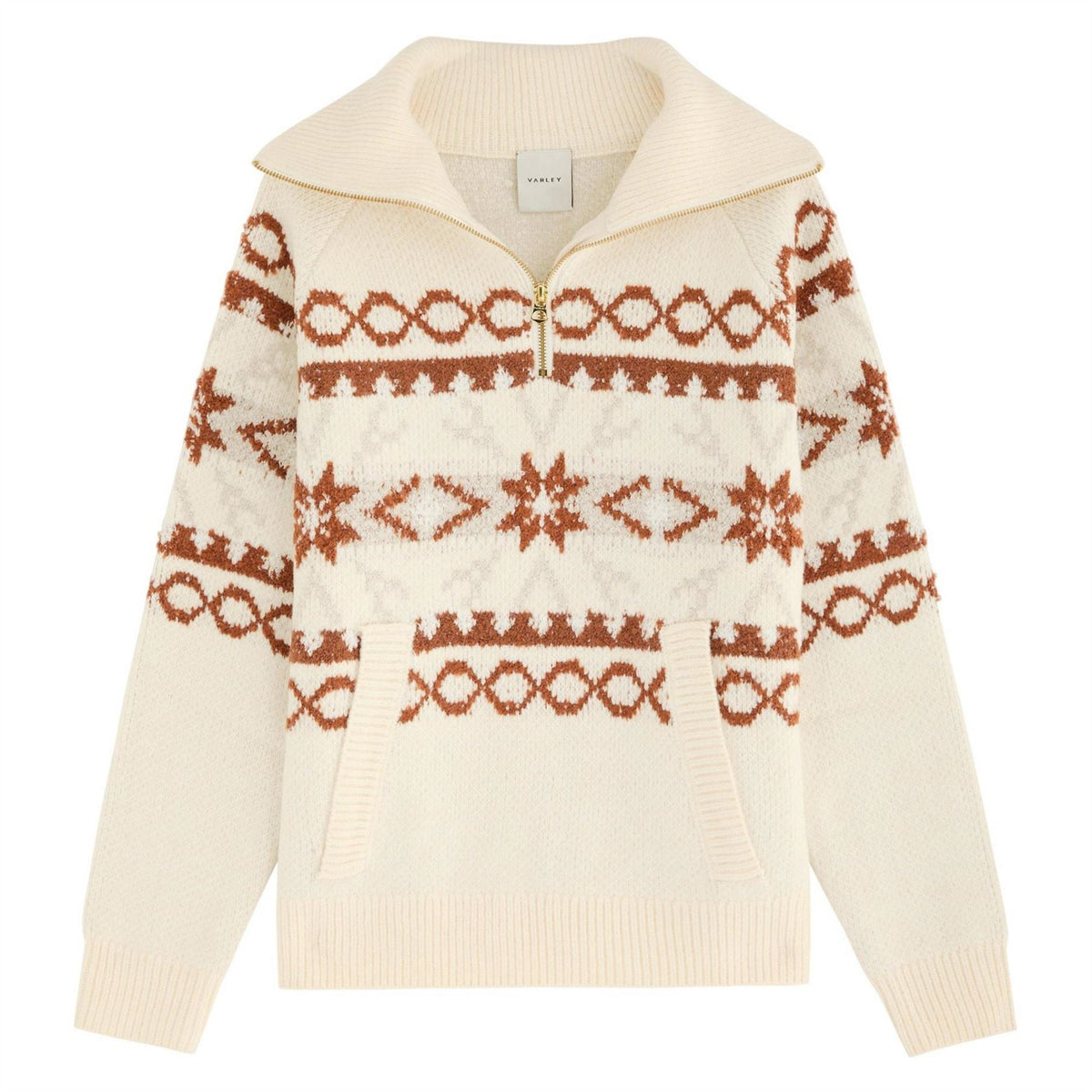 Varley Cai Fairisle Half Zip