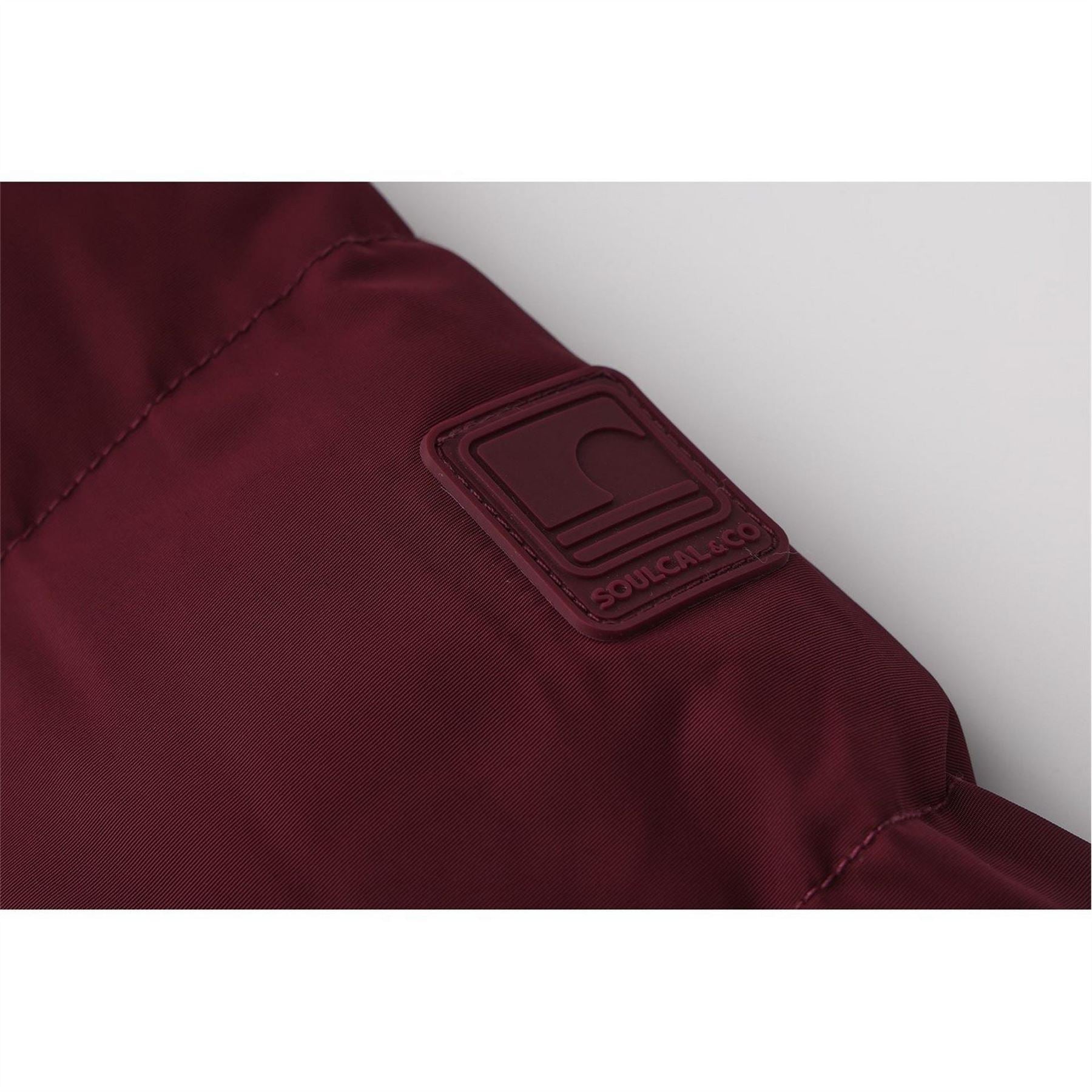 SoulCal 2 Zip Bubble Jacket For Ladies