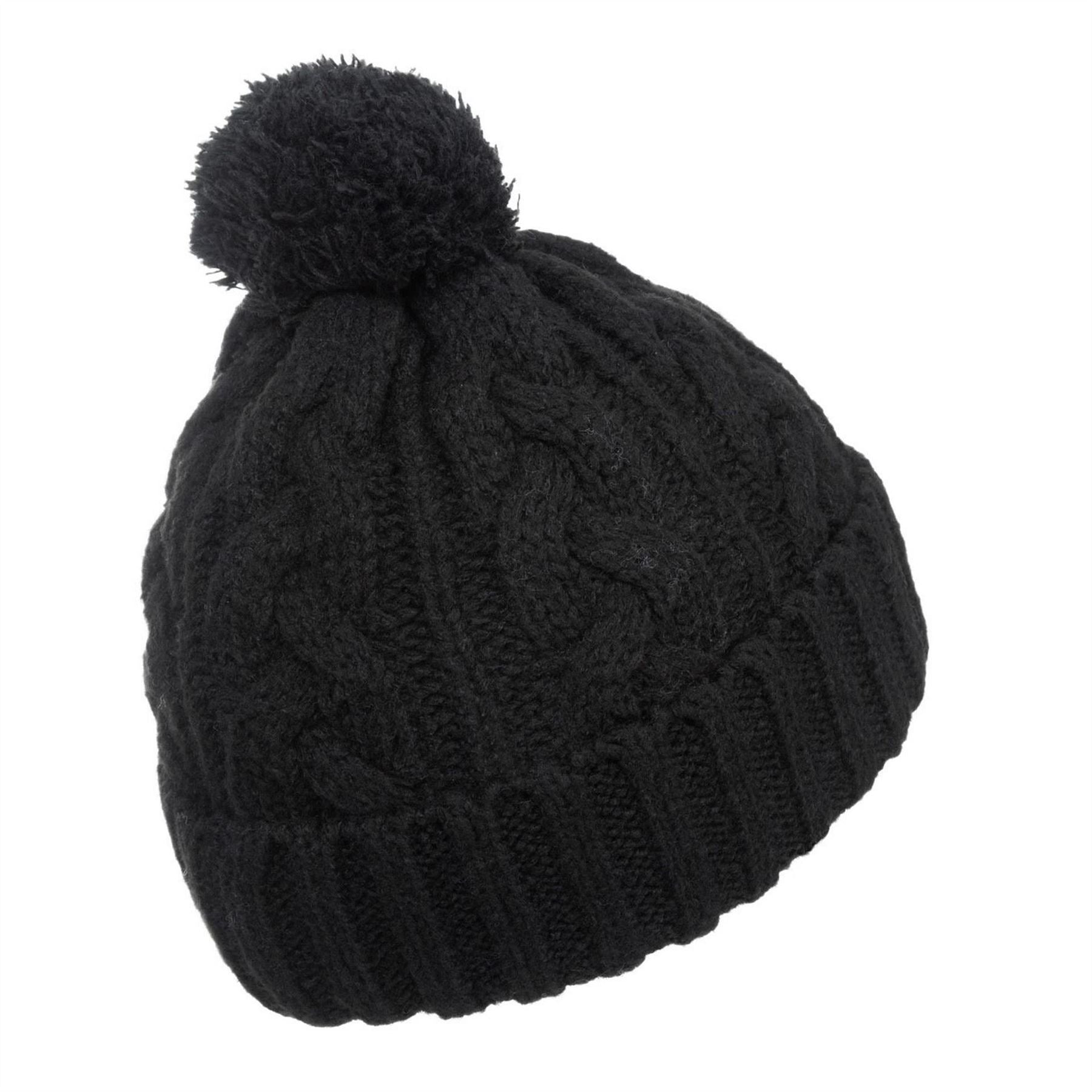 SoulCal Adjustable Cuff Bobble Hat