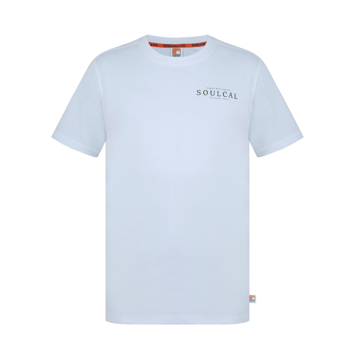 SoulCal Regular Fit Geographic Print Crew Neck T-Shirt