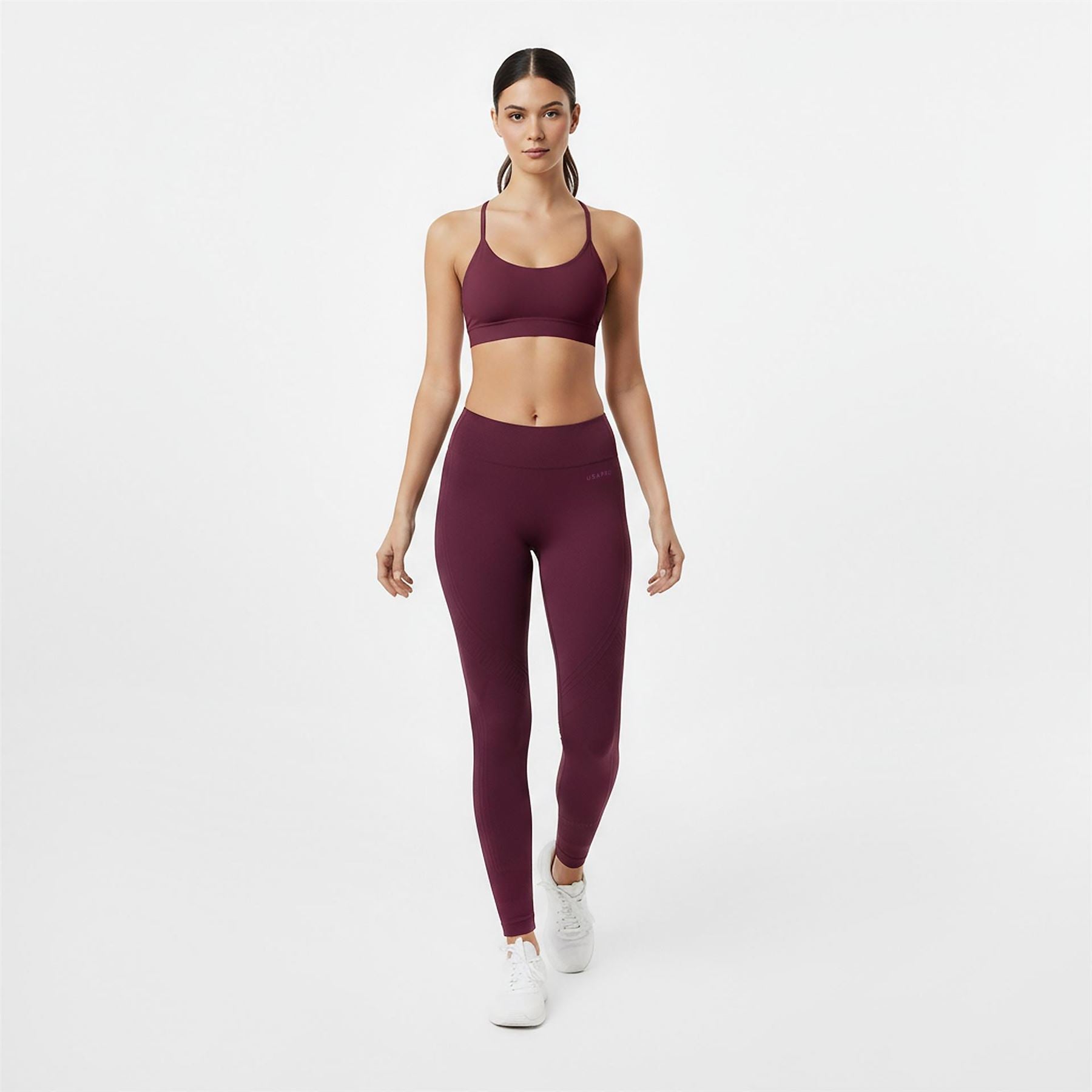 USA Pro Womens High Rise Seamless Tights