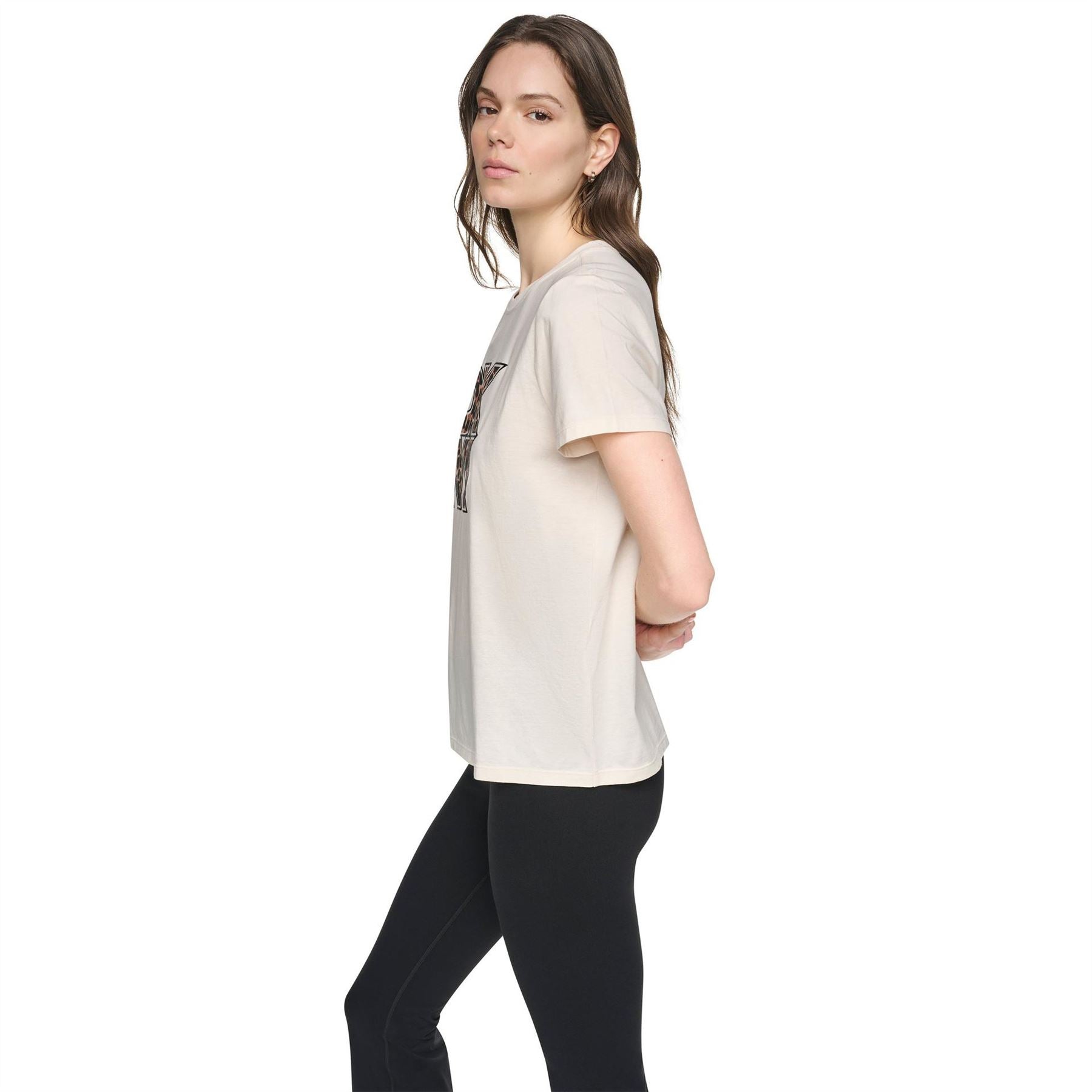 DKNY Leopard Logo T Ld64
