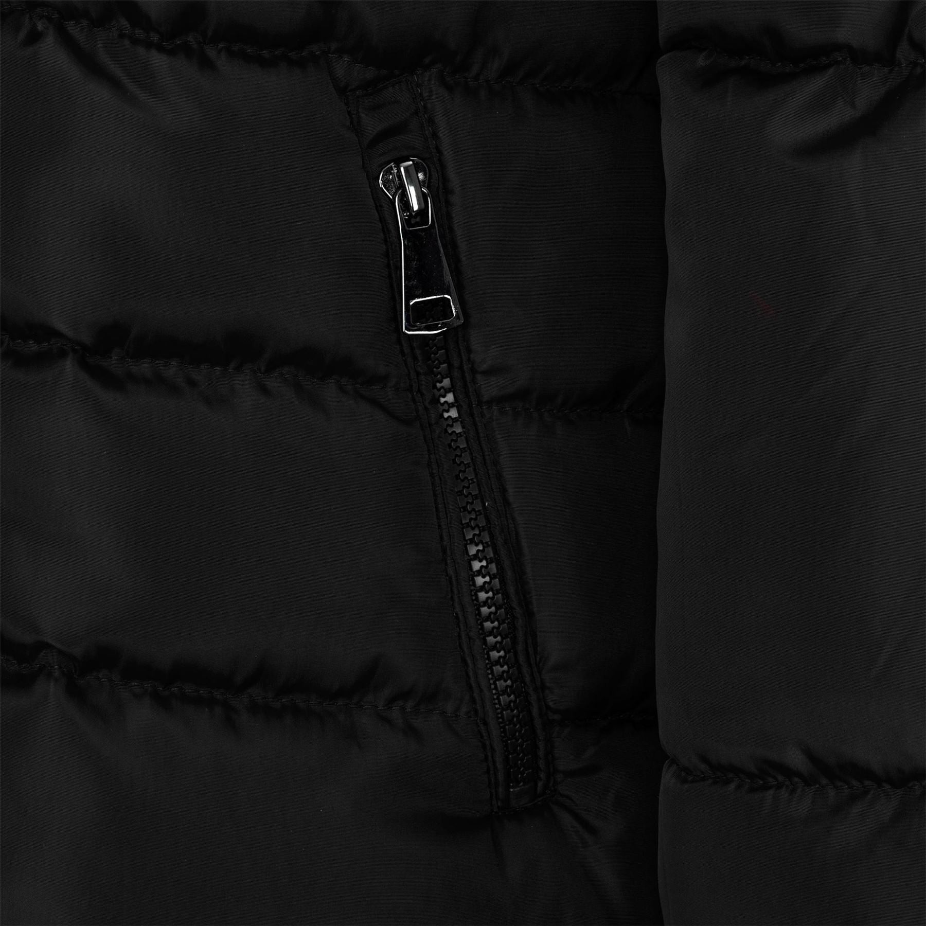 I Saw It First Solid Patterned Hooded Snap Button Fur Trim Ribbed Cuff Parka Jacket