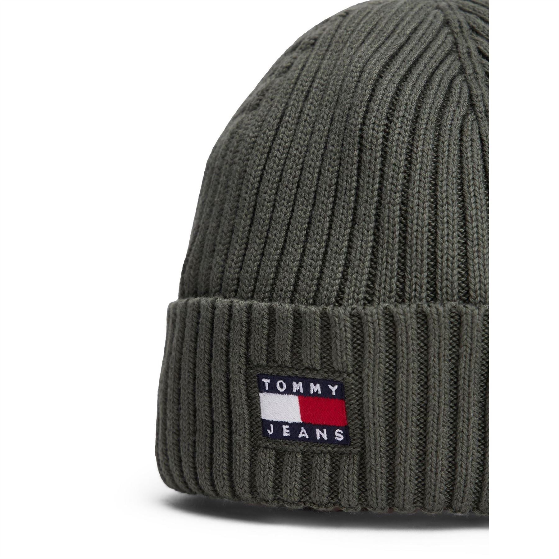 Tommy Jeans Core Logo Soft Feel Turn Up Brim Beanie