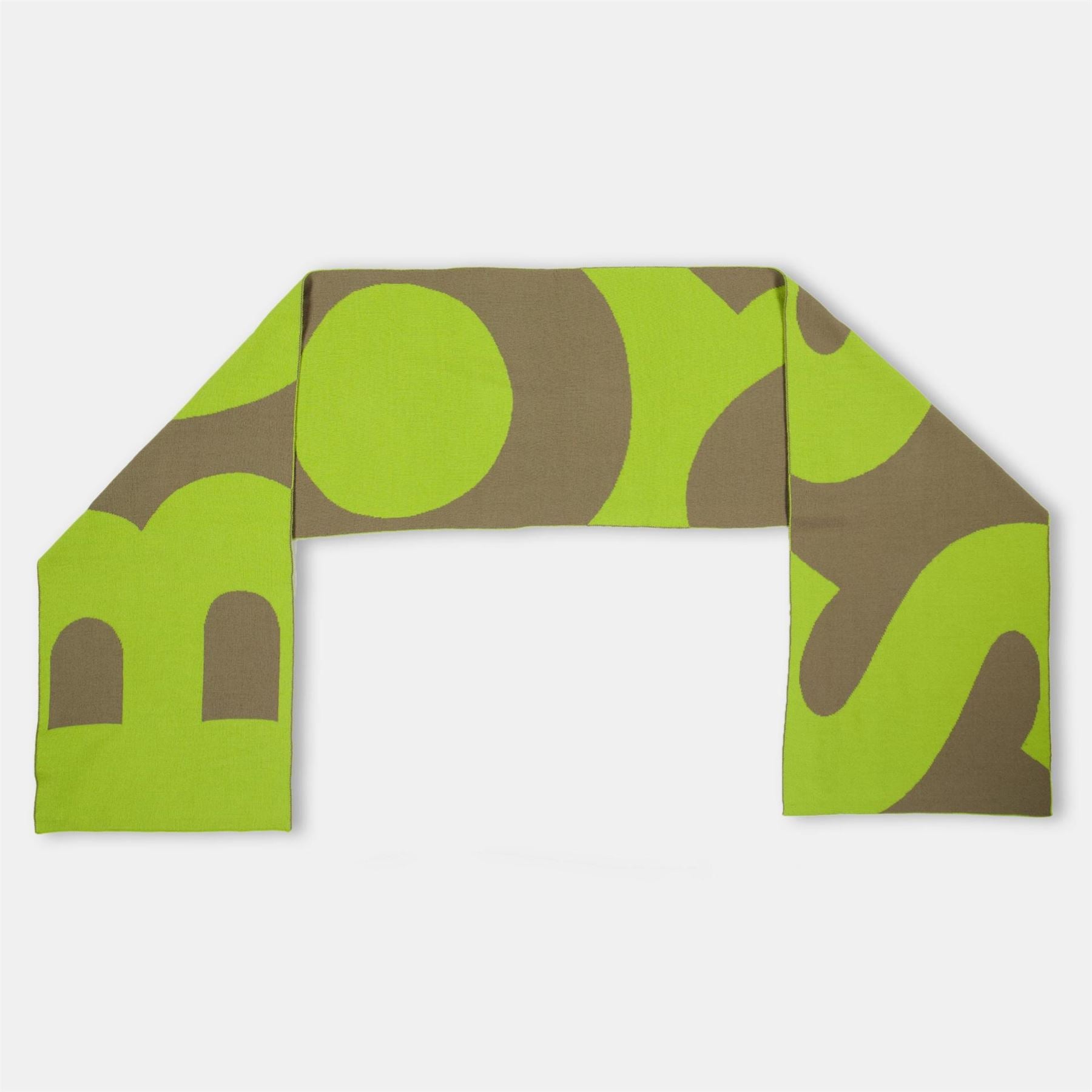 Boss Lettering Oblong Scarf with Branding