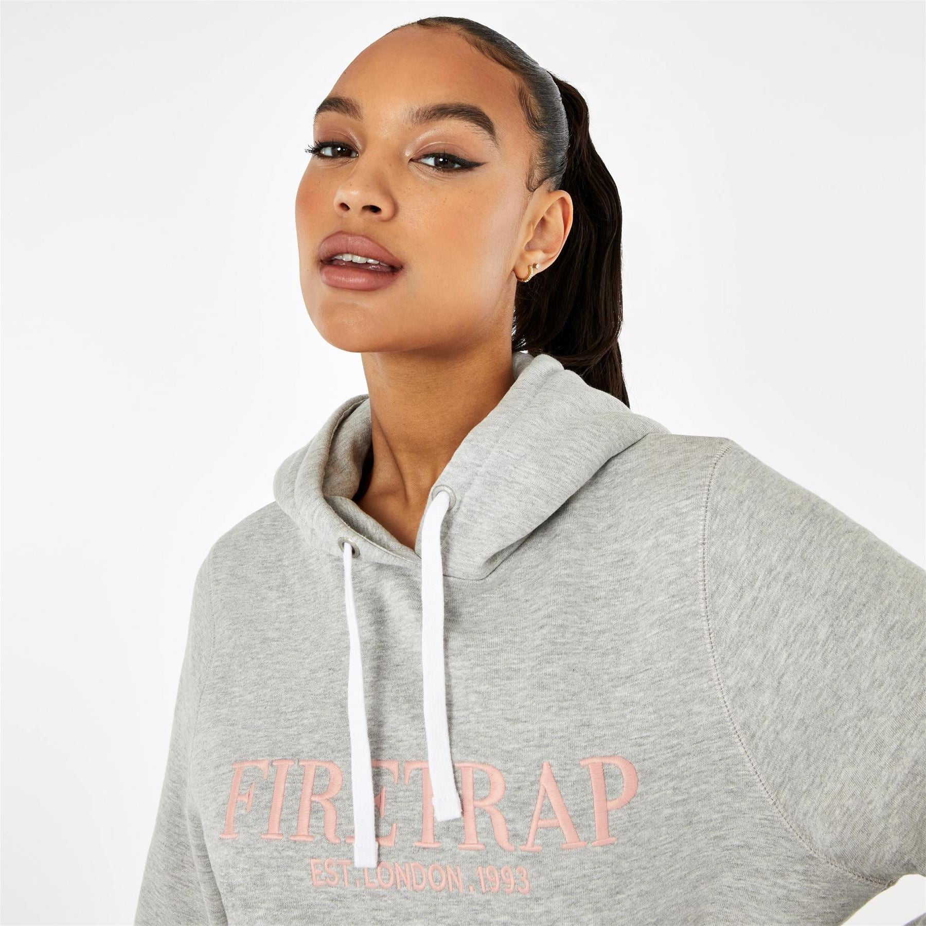 Firetrap Large Logo Hoodie
