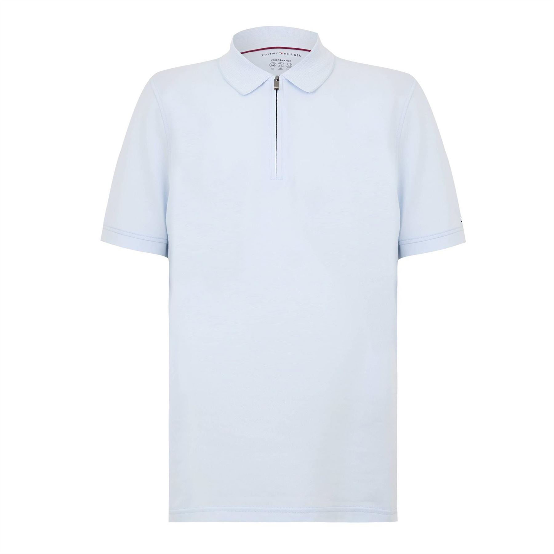Tommy Hilfiger Dc Zipped Short Sleeve Polo Shirt