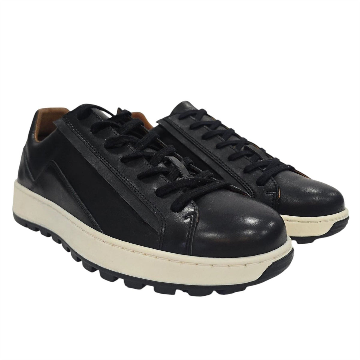 Deakins Gilmore Leather Lace Up Cloudfoam Low Top Trainers