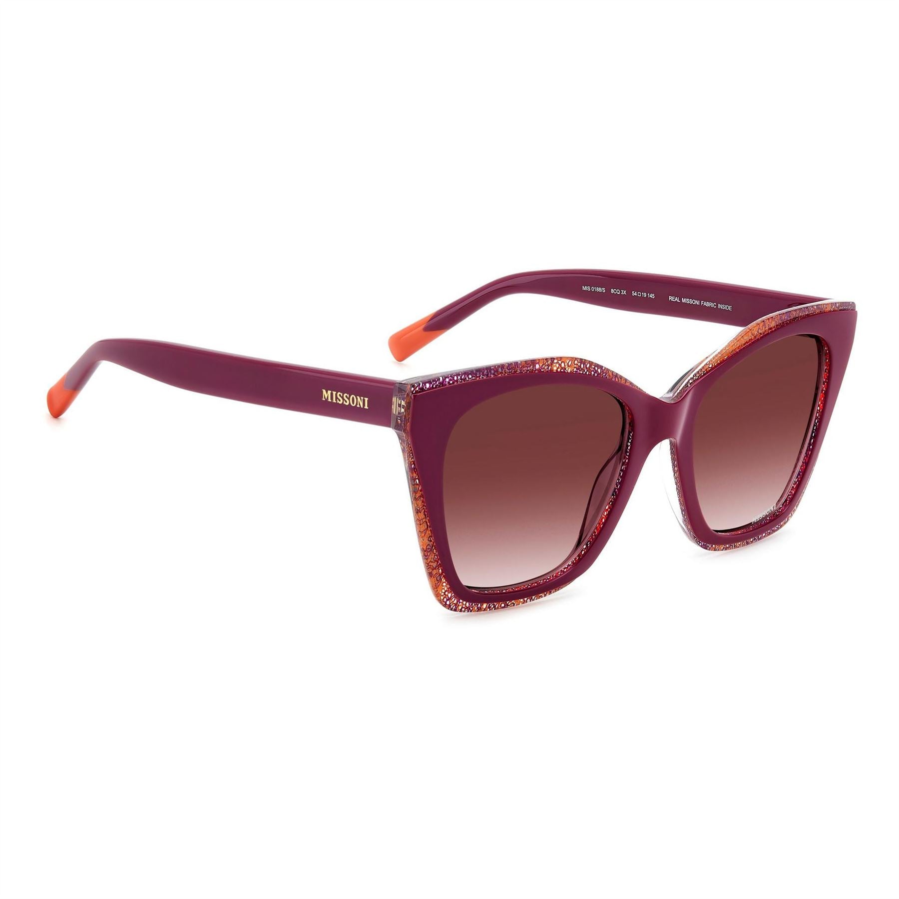 Missoni Rectangular Round Sunglasses