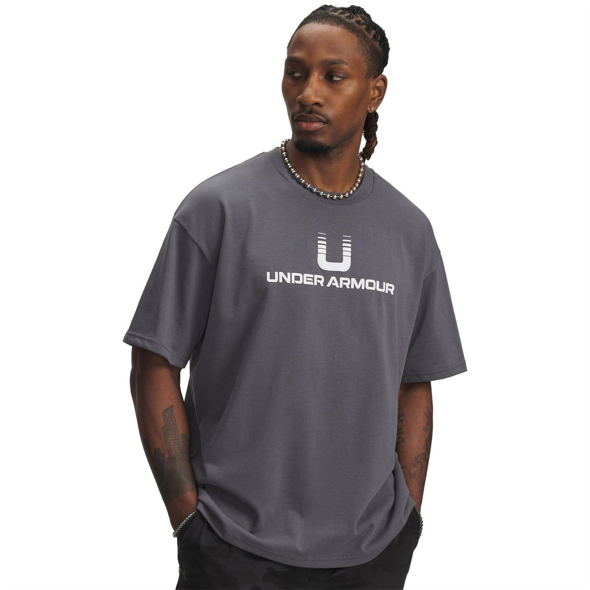 Under Armour Armour Ua Logo Heavyweight T  Shirt