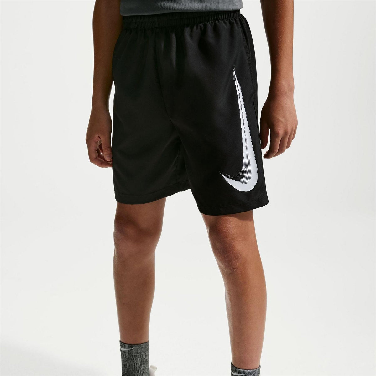 Nike Logo Print Bermuda Shorts with Elasticated Waistband