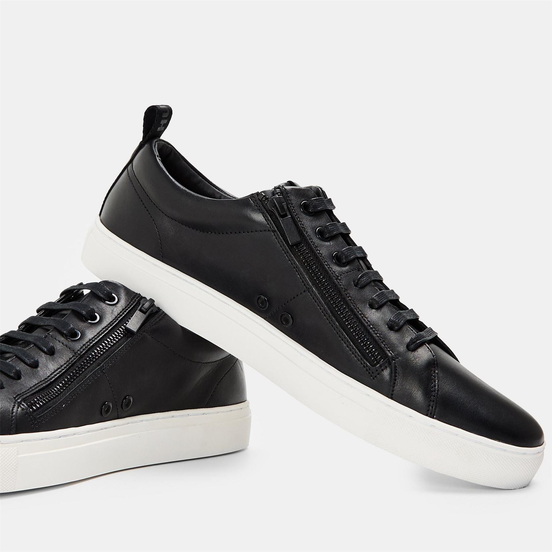 Hugo Futurism Low Top Sneakers with Zipper Closure