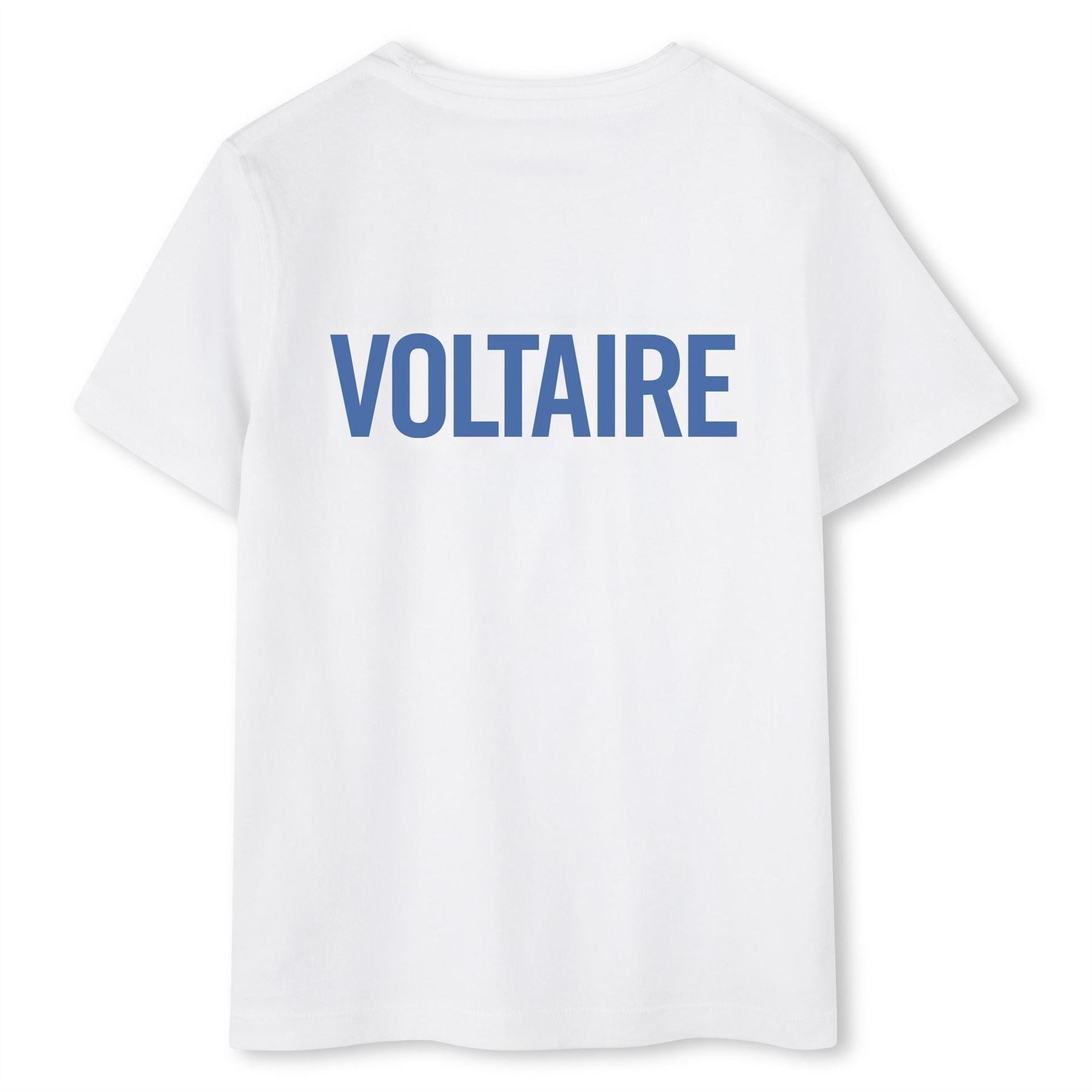 Zadig and Voltaire Lettering Regular Fit Crew Neck T-Shirt